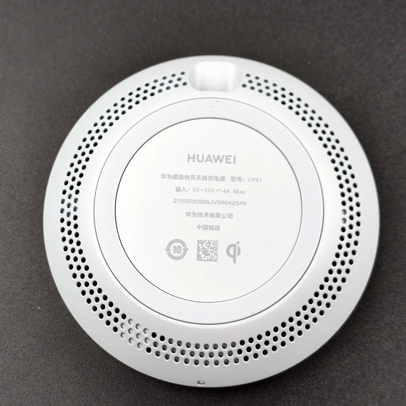 Беспроводное зарядное устройство Huawei с поддержкой быстрой зарядки QI 40 Вт EU