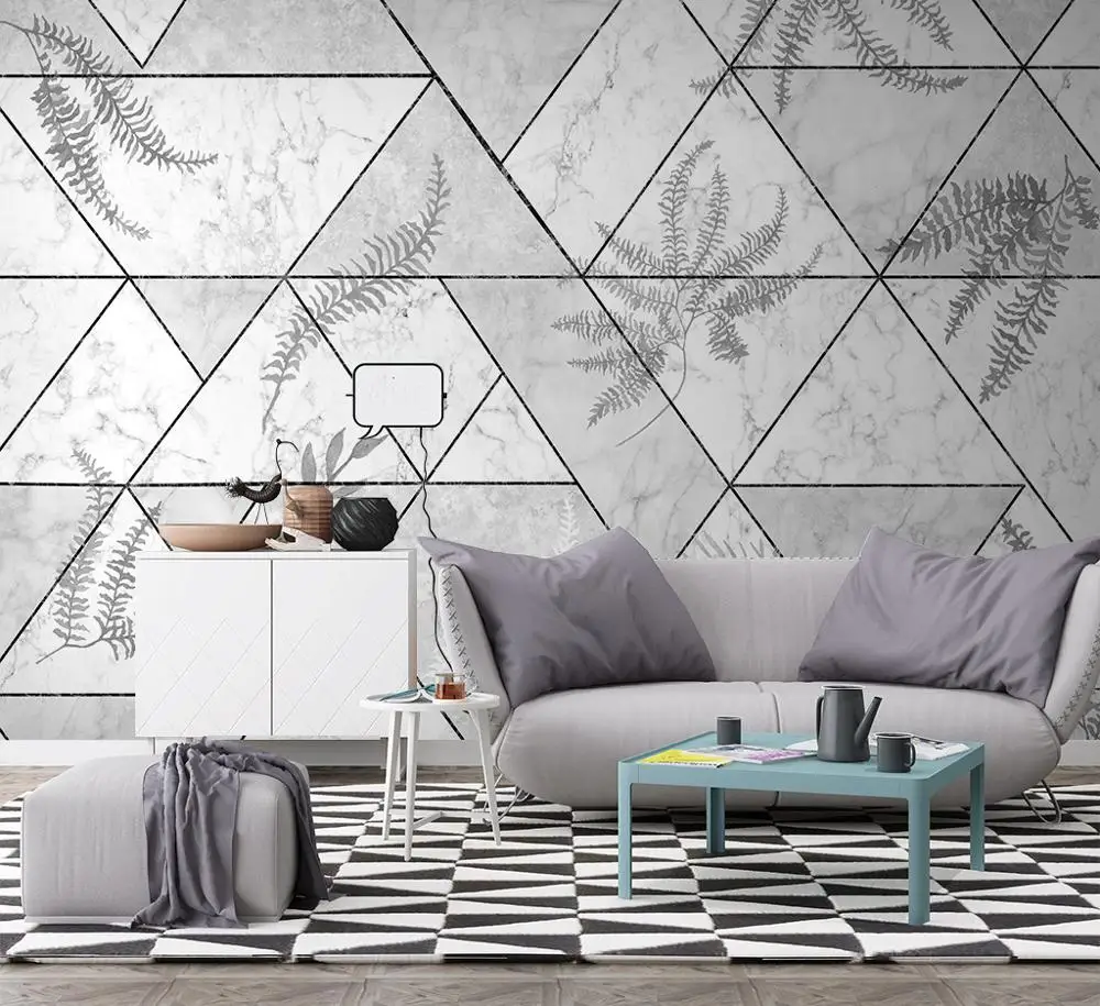 Wallpaper For Bedroom Living Room Custom 3D Mural Wall Covering Sticker Home Decor Modern Dropshipping | Обустройство дома