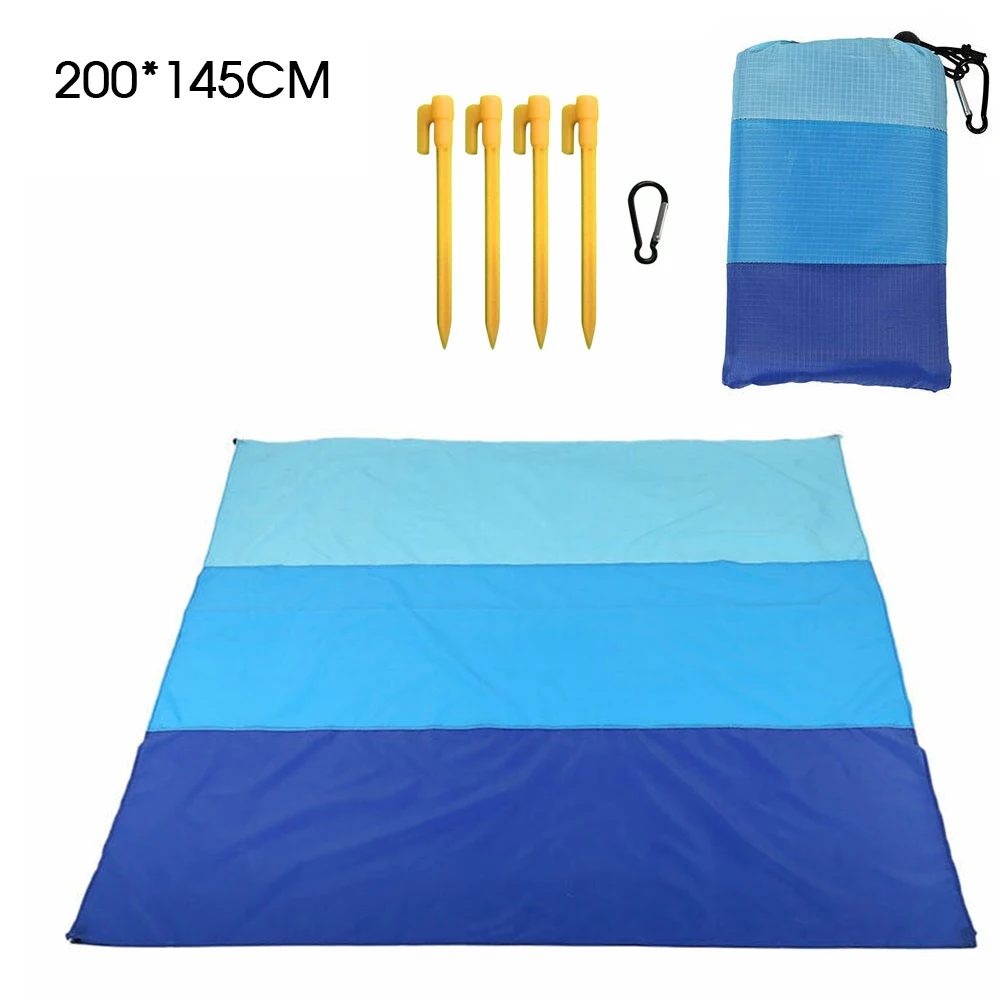 Водонепроницаемый Пляжный коврик для пикника одеяло без песка палатка Picknick