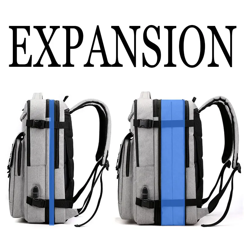 Мужской водонепроницаемый рюкзак многофункциональный дорожный для ноутбука 16