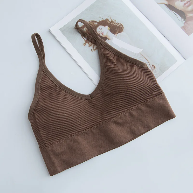 

Wireless Women Sexy Tube Top Seamless Underwear Bralette Beauty Back Hot Lingerie Female Chest Bra Padded Bandeau Top