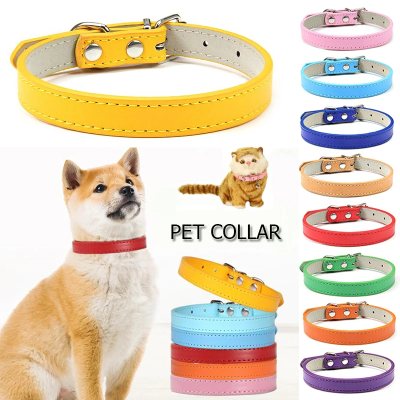 

Dog Collar Leather Personalized Pet Dog Collar Leash Used for Small, Medium-sized Large Dogs Cats Outdoor Walking Pet Supplies