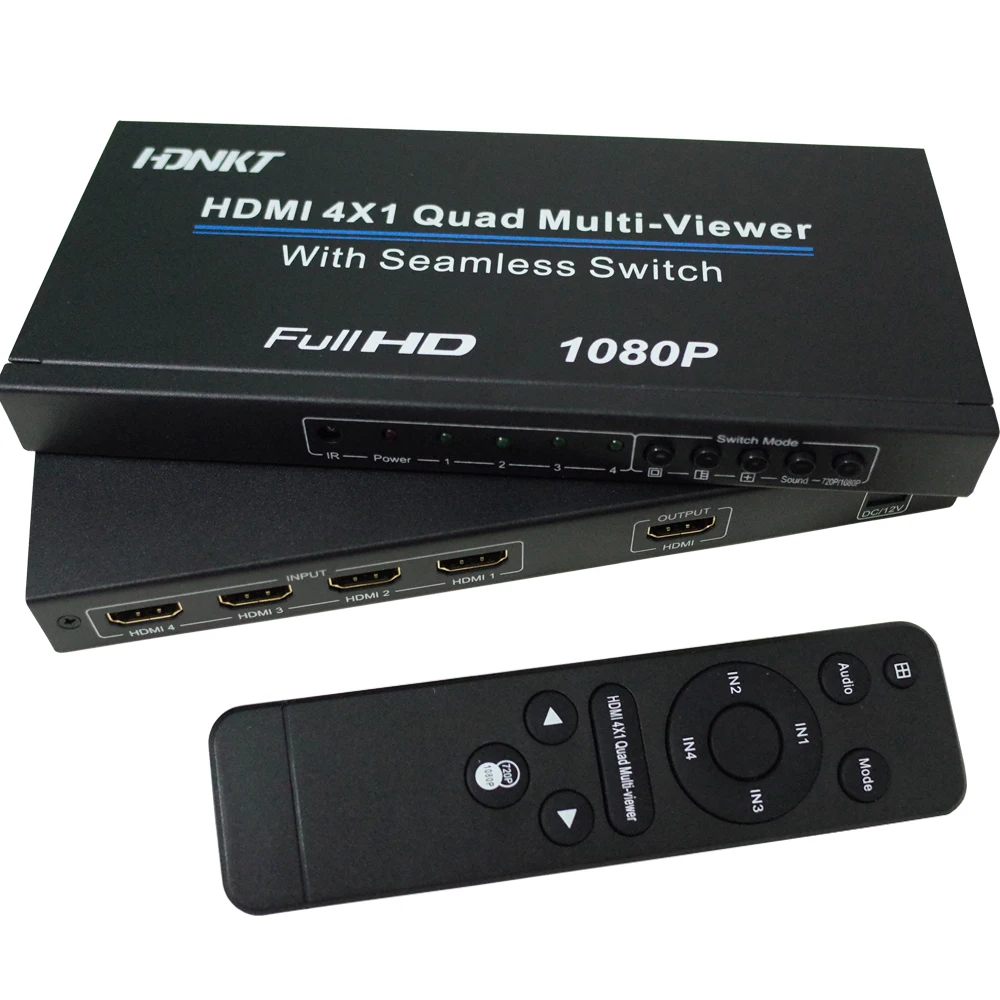 HDMI 4x1 переключатель четырехъядерный многофункциональный сплиттер с бесшовным