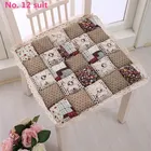 Подушка на стул с кружевными краями в пасторальном стиле, коврик на сиденье, диванная подушка на автомобильное кресло, мягкая подушка на офисное кресло, утолщенная подушка на сиденье, домашний декор