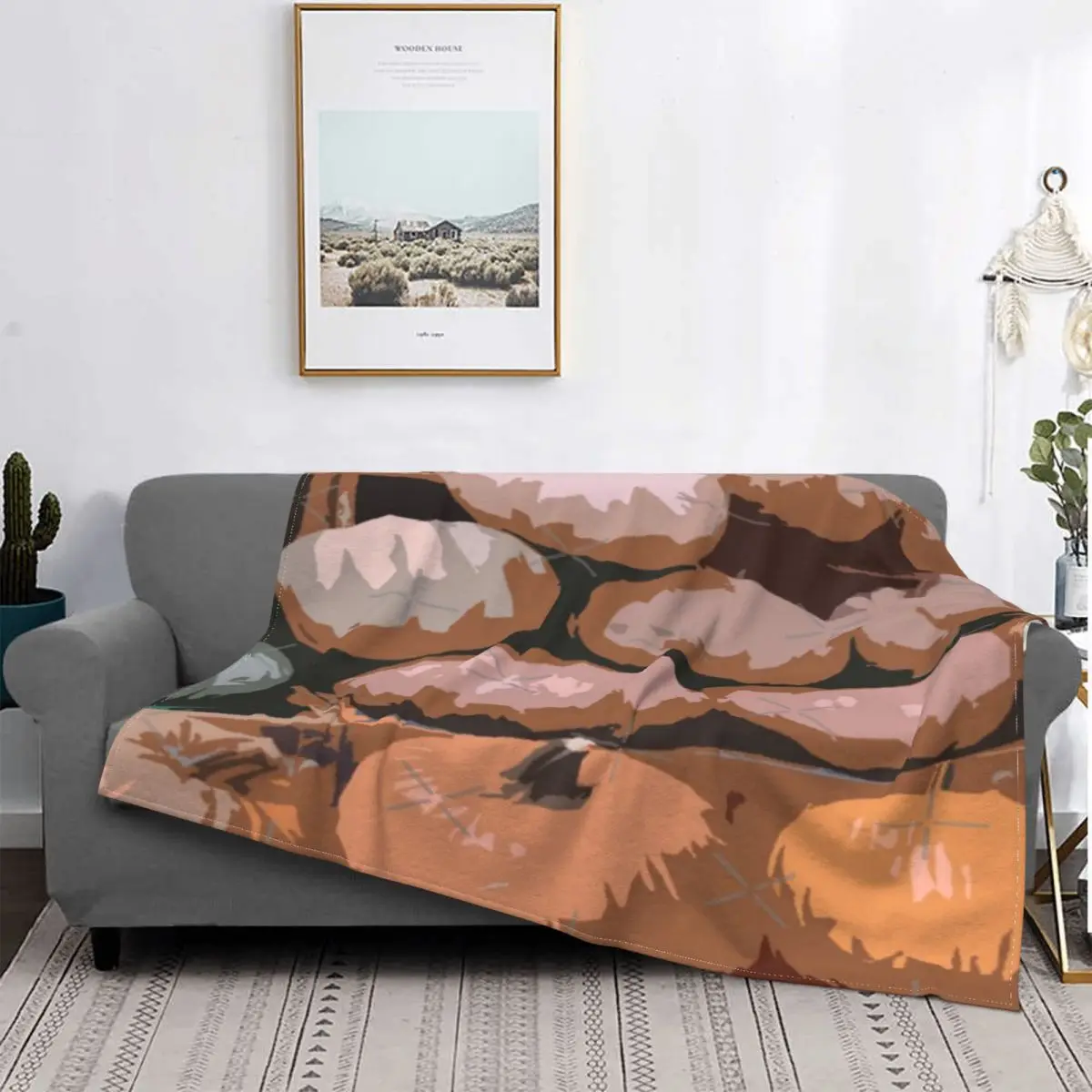 

Manta a cuadros de vista de отоложение, para cama colcha, alfombra, manta para cama