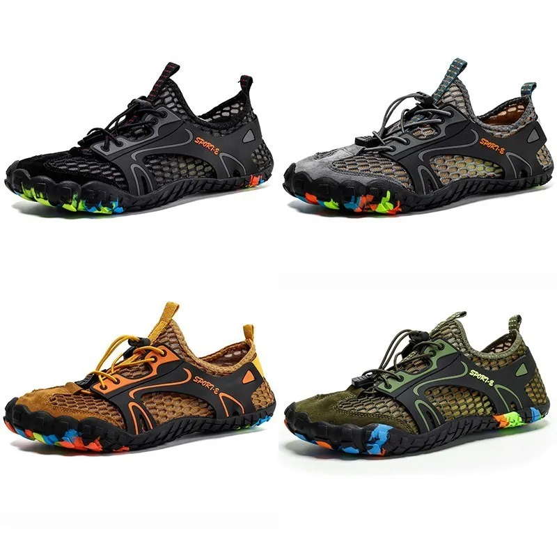 

Beach Barefoot Water Shoes Women Men Outdoor Sport Aqua Shoes Unisex Hiking Non Slip Five Toe Sneakers Quick Drying Wading Shoes