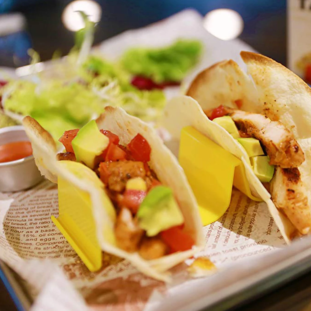 Цветной пластиковый держатель Taco Shell подставка Protector для еды кухонные изделия
