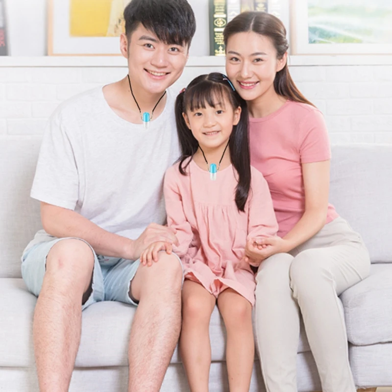 

2Pcs Wearable Personal Air Purifier Negative Ion Purifier for Adults and Kids Mini Portable Negative Ion Purifier