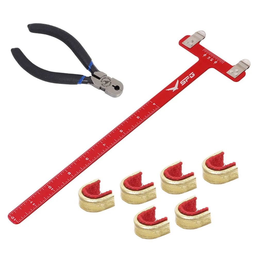 

Arrows T Ruler Bow String Bows Brass Buckles Hunting Pliers Portable New