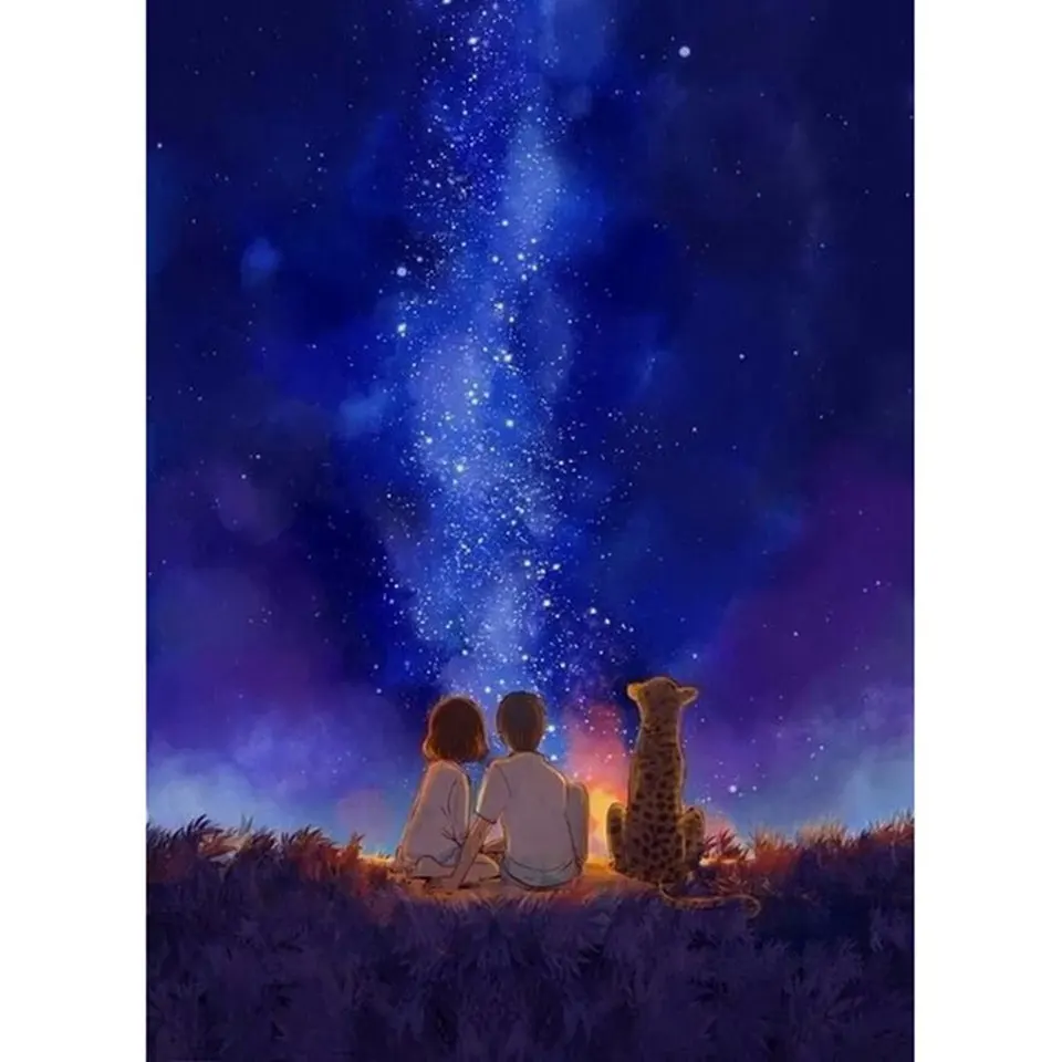 

New household items 5D diamond painting handmade Mosaic "starry sky" DIY full square circle cross stitch water diamond art gift