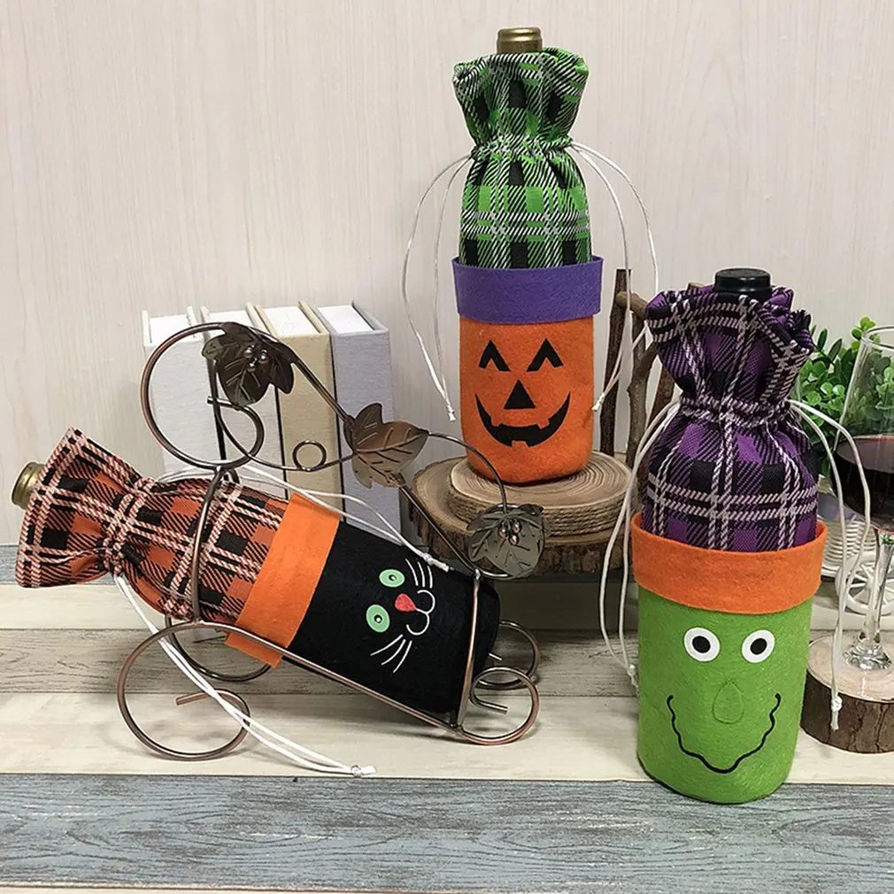 2019 Хэллоуин атмосфера орнамент Ресторан Винодельня винная бутылка крышка