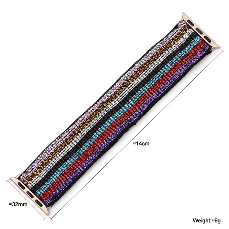 

Scrunchie Strap for apple watch band 44mm 40mm iwatch band 42mm 38mm Comfortable women girl correa apple watch series 6 5 4 3 se