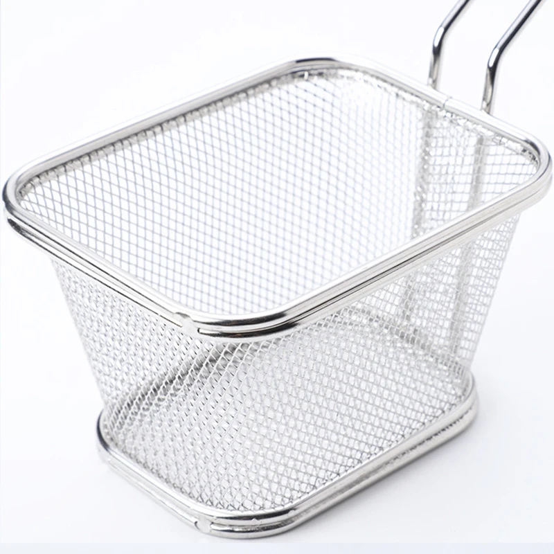 1 шт. портативная корзина для жарки из нержавеющей стали ситечко кухонная готовки