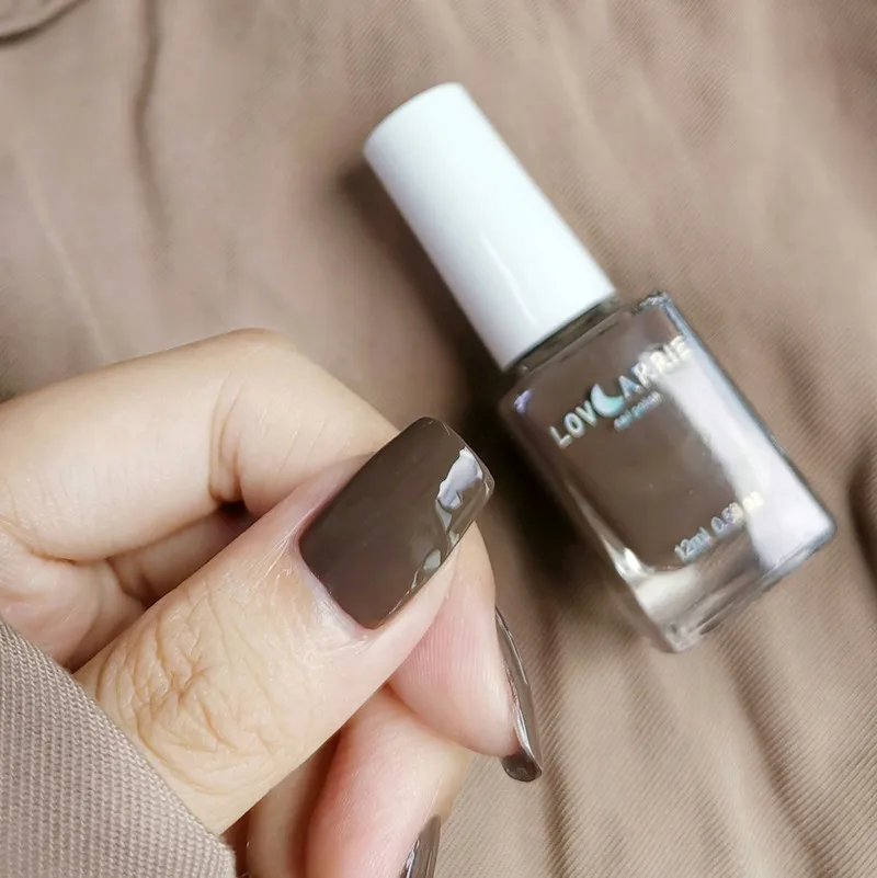 LOVCARRIE Набор лаков для ногтей 12 мл полуперманентный лак кофе растворимый в