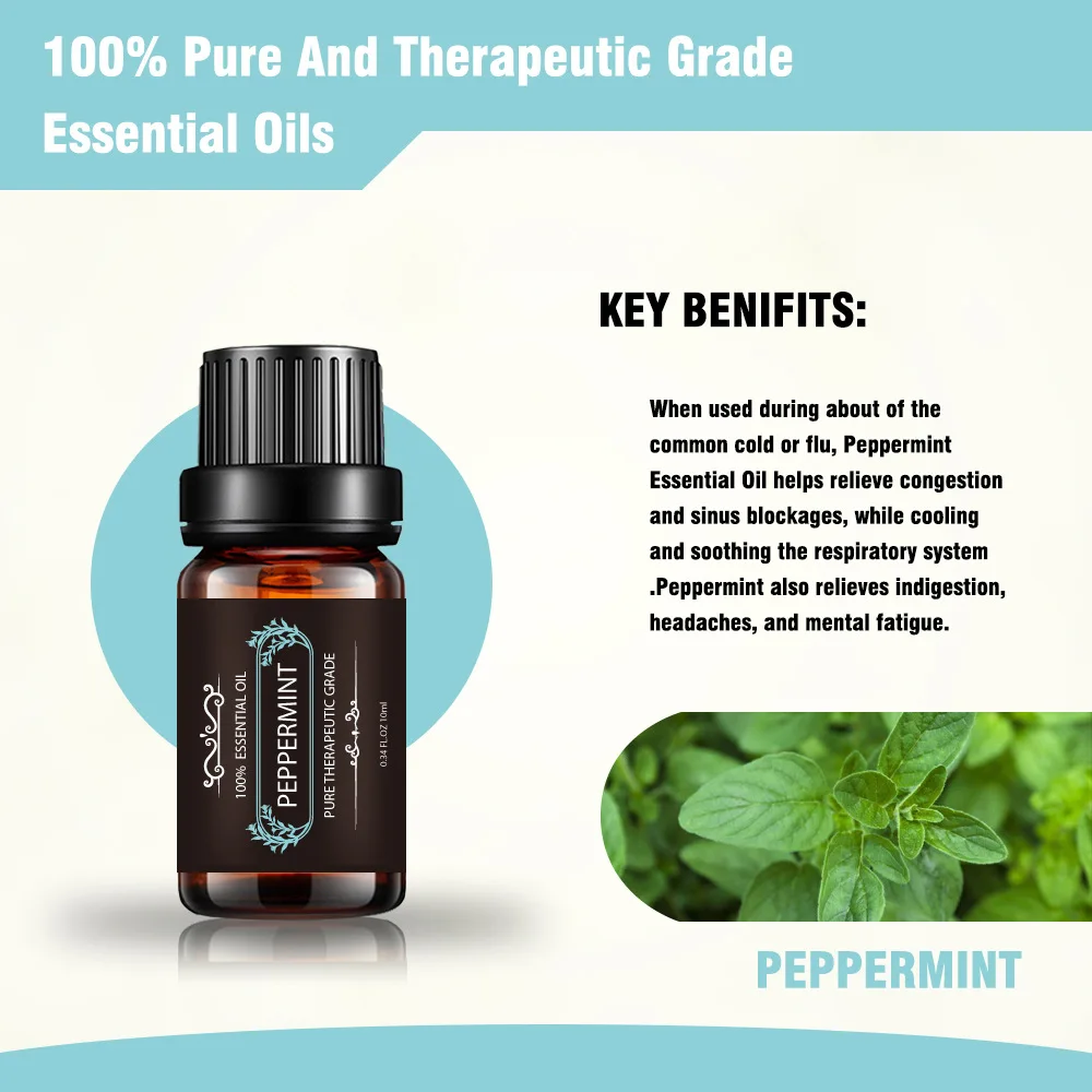 10 мл * 6 массажный диффузор эфирного масла лаванды апельсина ароматическое масло