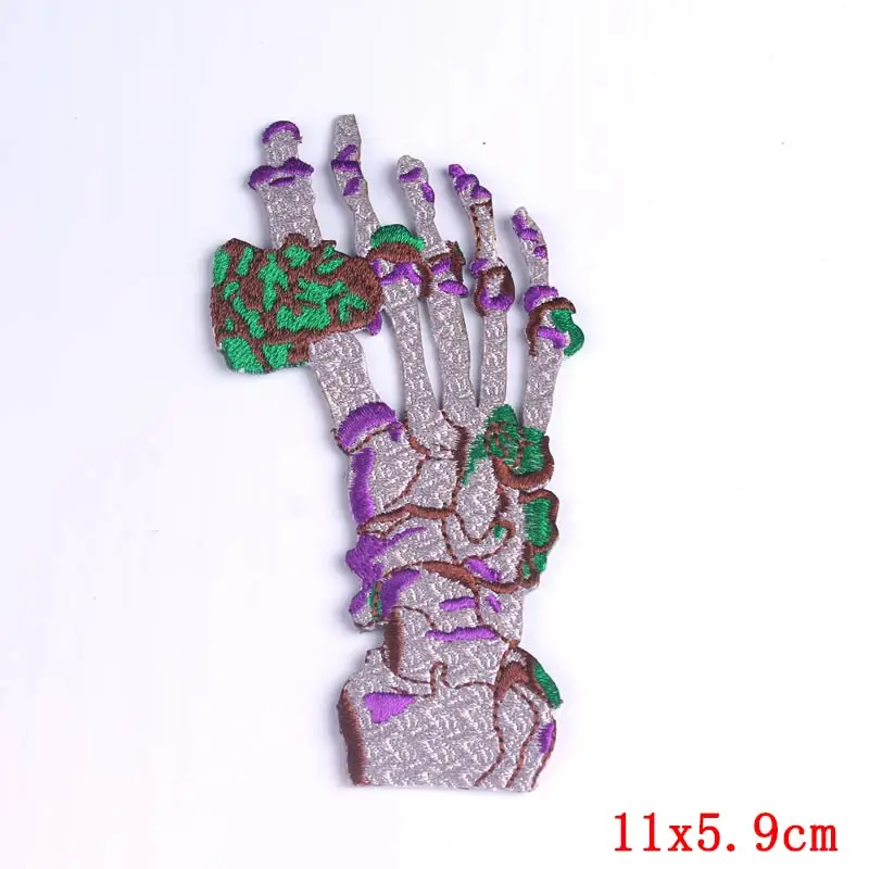 Вышитые патчи для одежды DIY стикер значки патч аксессуар наклейка для одежды пришивная аппликация железная нашивка на одежду - Цвет: PE4552CT