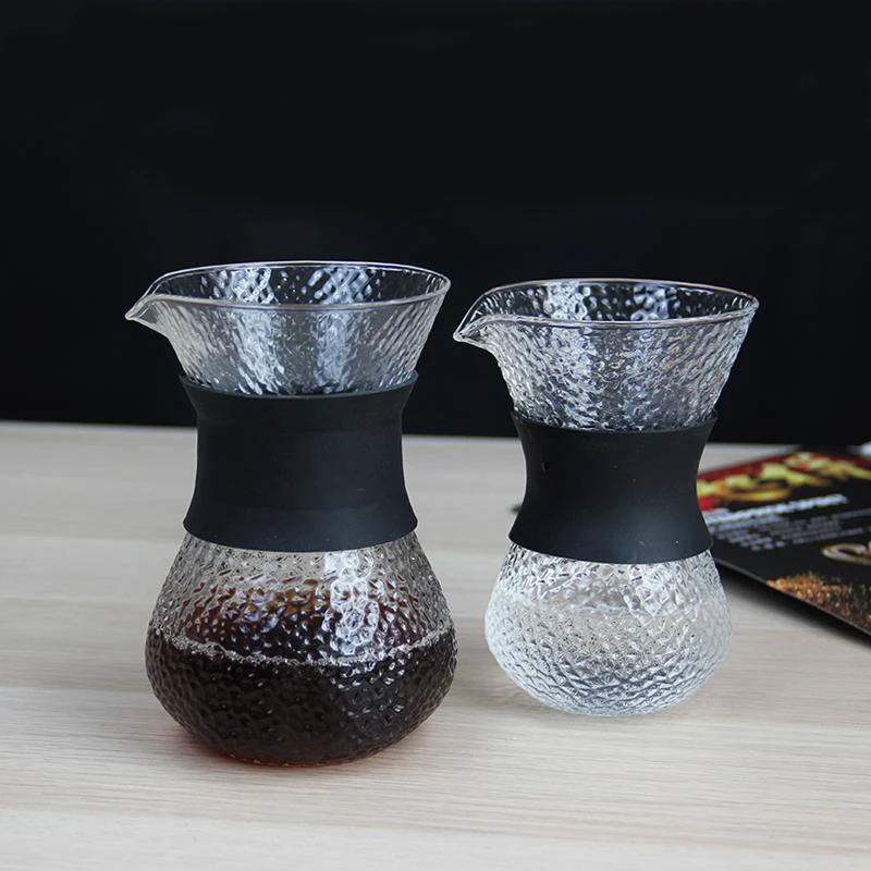 400ml600ml классический залейте над Кофеварка капельница с многоразовая нержавеющая