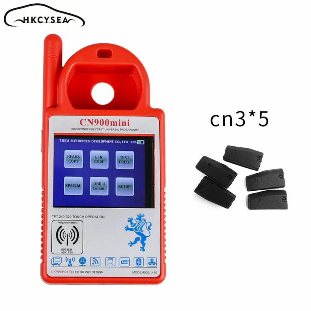 Новейший умный мини транспондер CN900 V1.23 программатор для 4C 4D 46 48 G чипов с чипом CN1
