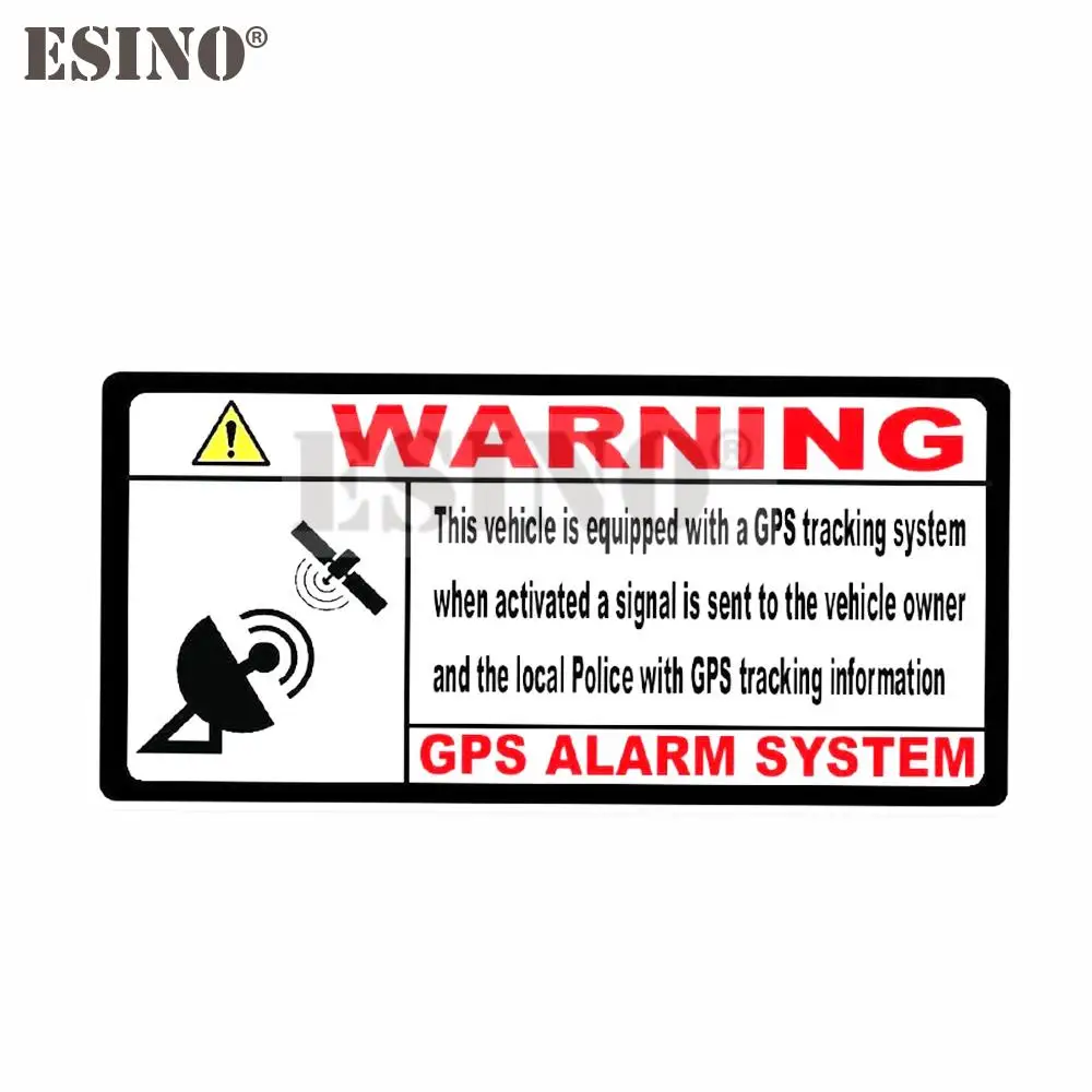

Автомобильный Стайлинг креативная забавная предупреждающая система GPS слежения автомобиля мультяшная ПВХ наклейка Водонепроницаемая нак...