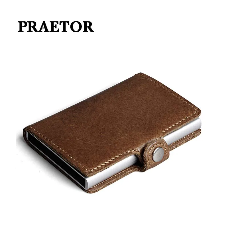 Металлический кошелек для карт 2019 Винтажный чехол идентификационная кредитная