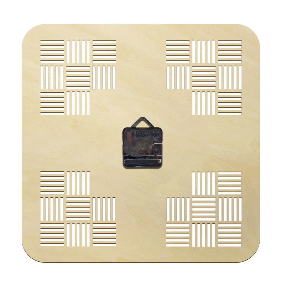 Современные бесшумные настенные часы в деревенском стиле минималистичные