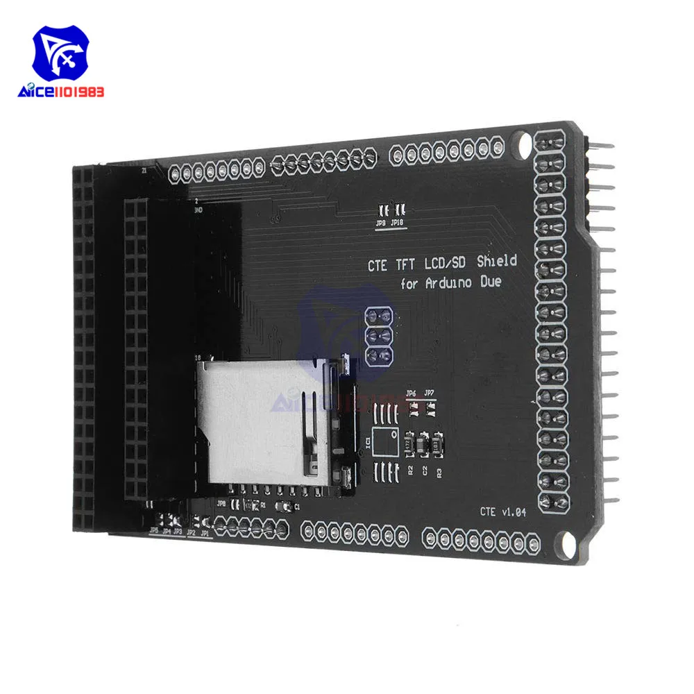 2,8 3," TFT/SD плата расширения щит для Arduino Due TFT ЖК-дисплей модуль SD карты адаптер мега