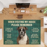 please remember bullmastiff dog carpet floor mat rug non slip mat dining room living room soft bedroom carpet 03