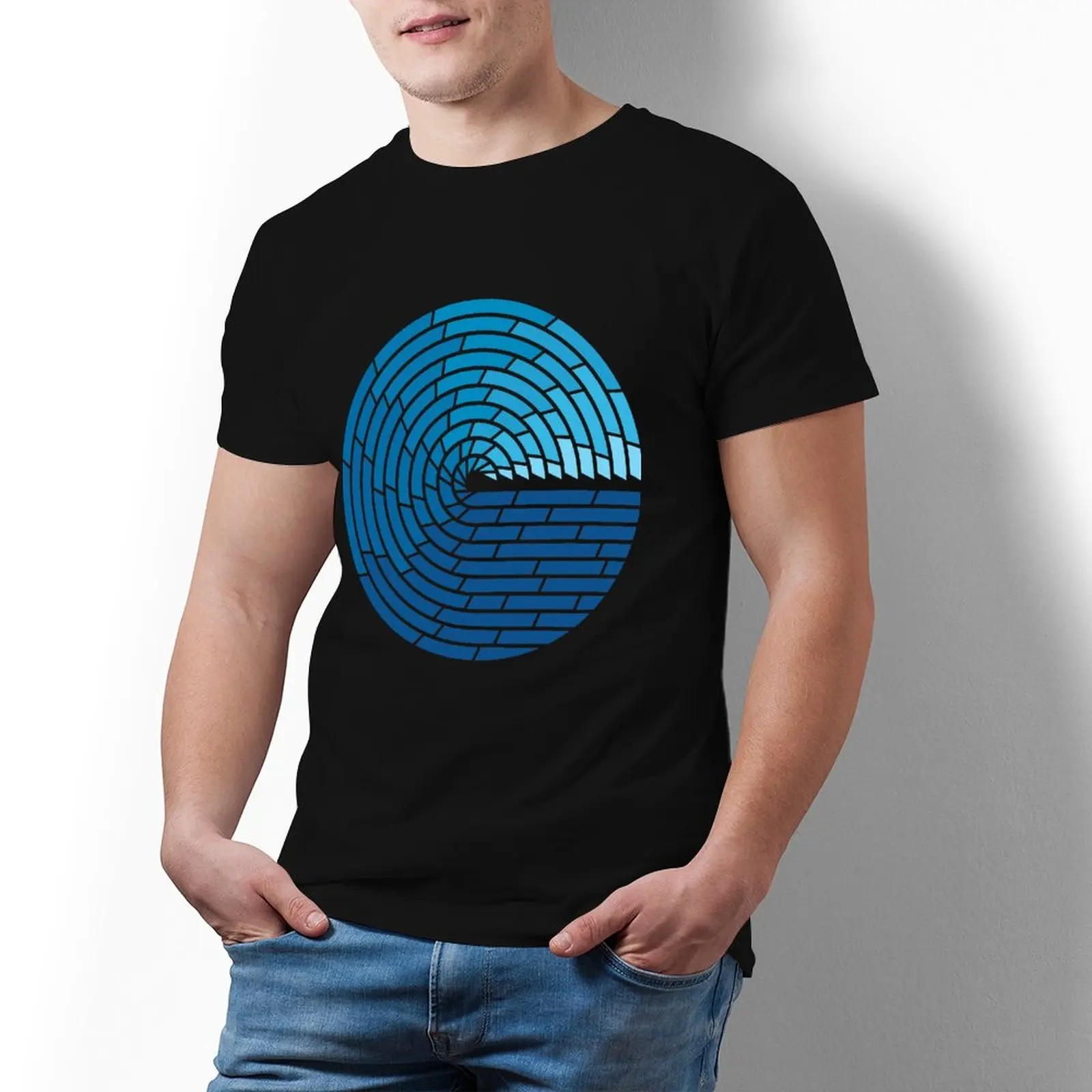 

Футболка мужская с коротким рукавом, 100 хлопок, с принтом