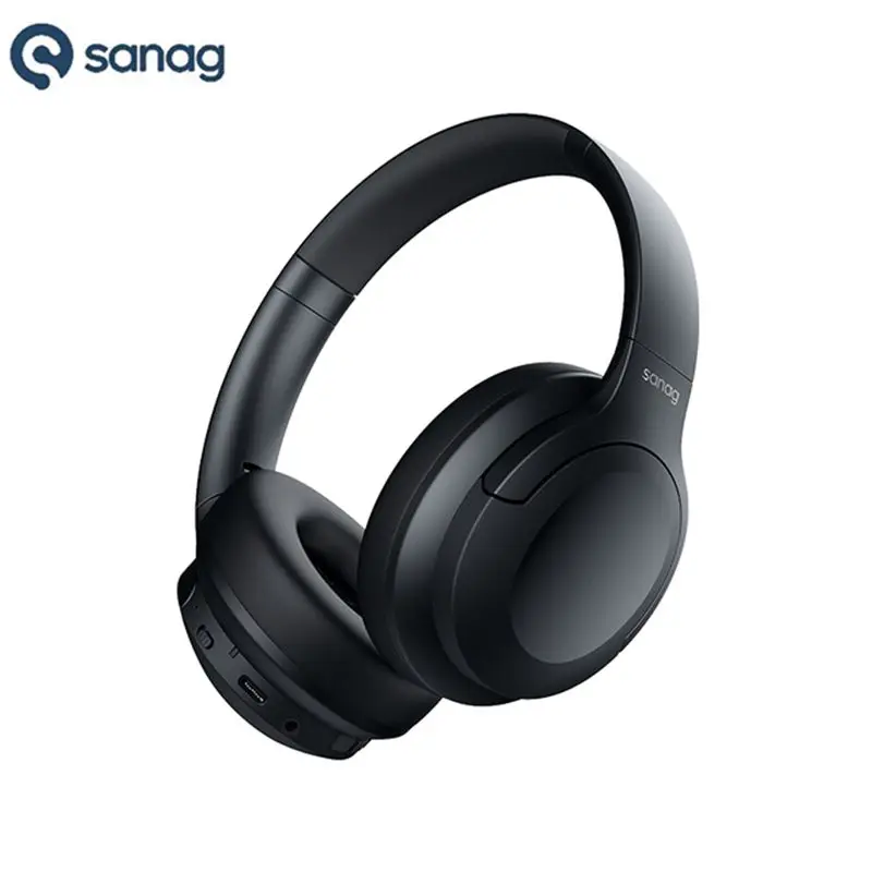 

Sanag B5S Bluetooth Headset Active Noise Cancelling Headphones Wireless Over-ear Gaming Headphone with Microphone