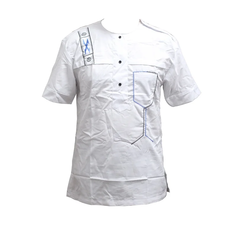 Африканская футболка Дашики новый дизайн мусульманские топы с вышивкой карманы