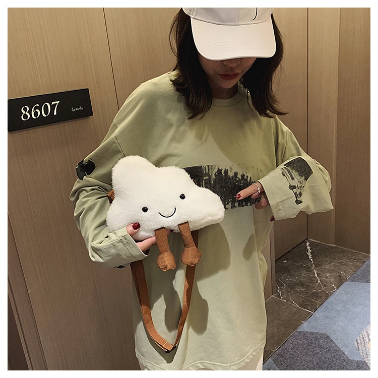 Small Crossbody Shoulder Bags For Girls Cute Cartoon Toast Toy Fruit Shape Avocado Wallet Designer Clear Purse And Handbags