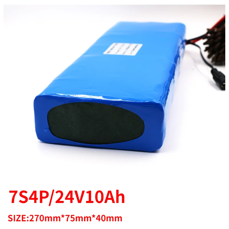 Aluoka 7S4P 24V10Ah 25 2 V 29.4VLi ионный Батарея серые кисточки с 25A BMS для электрический скутер
