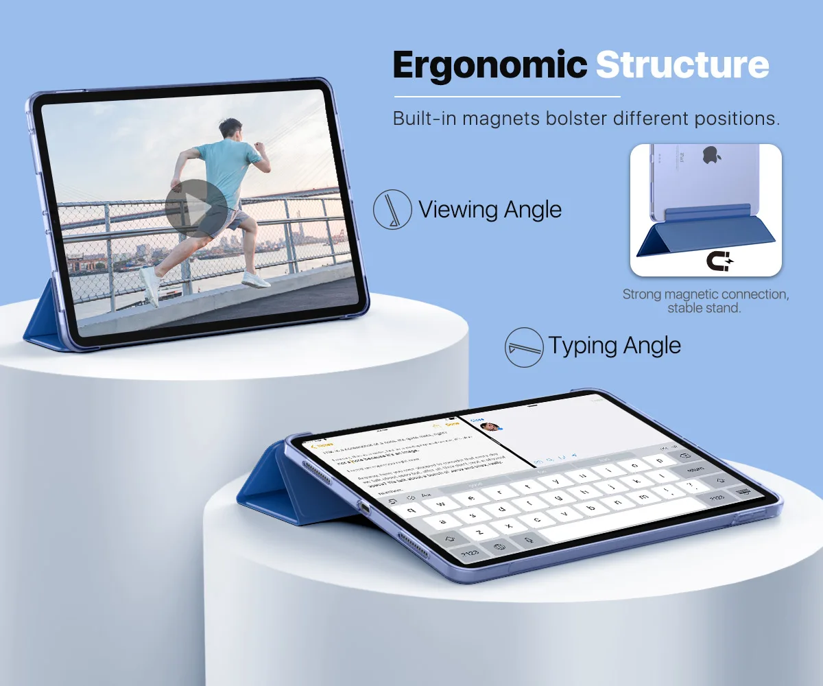 Чехол для iPad Pro 11 2020 2-го поколения [Поддержка зарядного устройства Apple Pencil 2] чехол