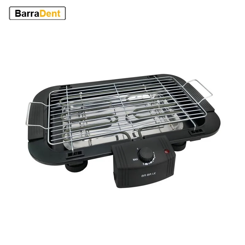 Household Electric Heating Barbecue Grill Oven Smokeless Indoor Carbon Free Meat Kebab Roaster BBQ Pan Hotplate Griddle