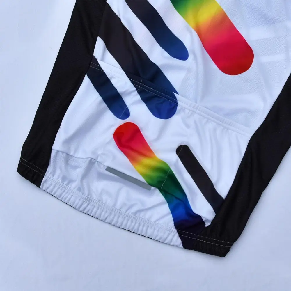 Джерси для велоспорта Мужская дышащая майка на молнии с коротким рукавом защита