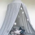 Шифоновый навес принцессы в скандинавском стиле для детской кроватки, Противомоскитный репеллент, семейное постельное белье, купольная палатка