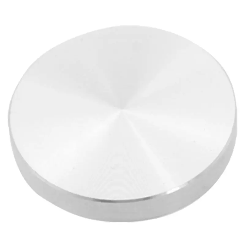 Горячая XD-стеклянная пластина адаптер ножки стола алюминий Круглый 50x8 мм серебро