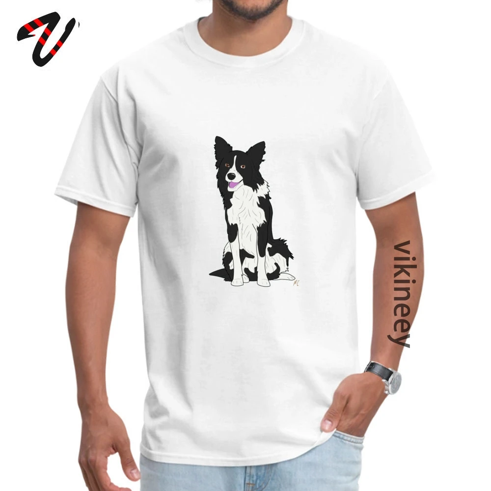 Border Collie футболка c круглым вырезом топы на день матери короткие рубашки South Side