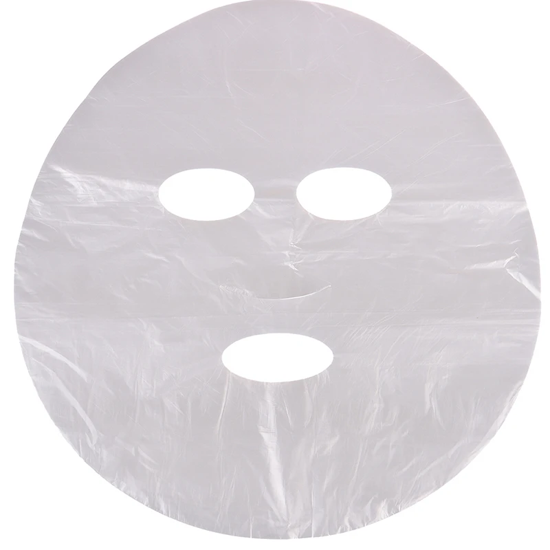 100 шт./лот PE маска для очистки лица натуральные Одноразовые наклейки на шею глаза