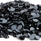 Ss6, ss10,ss16,ss20,ss30, черный струйный Цвет, DMC, стразы, Кристаллы горячей фиксации s шитье стразами и камни для одежды