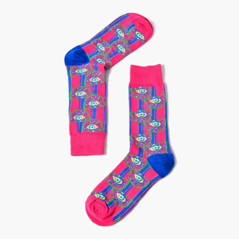 1 пара женские хлопковые носки с рисунком кактуса|Носки| |