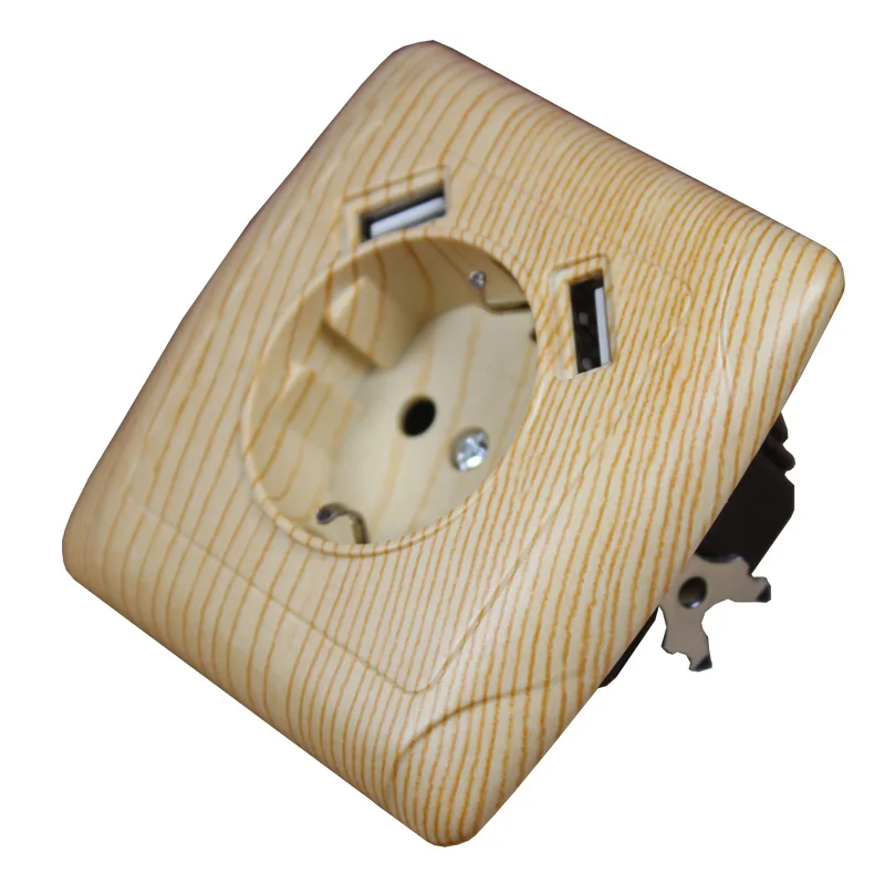 2019 новый стиль USB настенная розетка Бесплатная доставка двойной Порты и разъёмы 5V