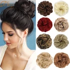 Натуральный шиньон TALANG 30 г, синтетическая бублик для волос пучок, Популярная Высокая булочка, модная прическа для волос средней длины