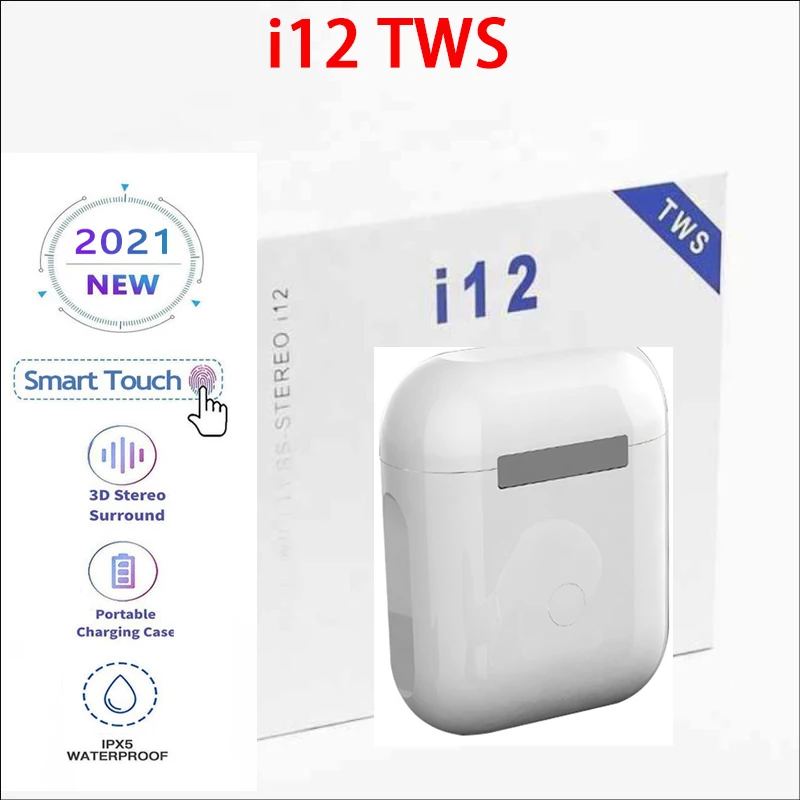 

The original i12 TWS wireless bluetooth headset is suitable for all Xiaomi Samsung Android PK i7s i11 i14 i18 i9000 i9999 i99999