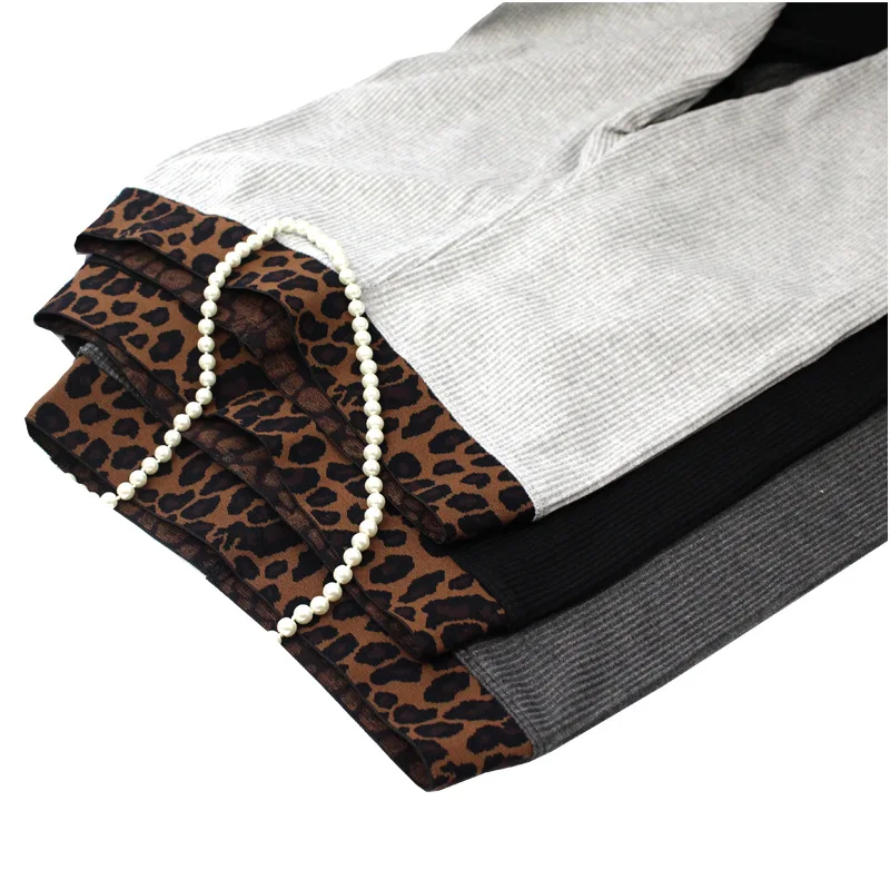 

Leopard Sweat Pants Plus Size Women Womens Clothing Pants Women Joggers Punk Korean Pants