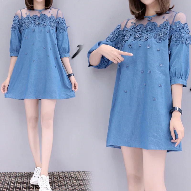 Платье Осень зима женское офисное элегантное Корто деним короткое vestidos s vestido