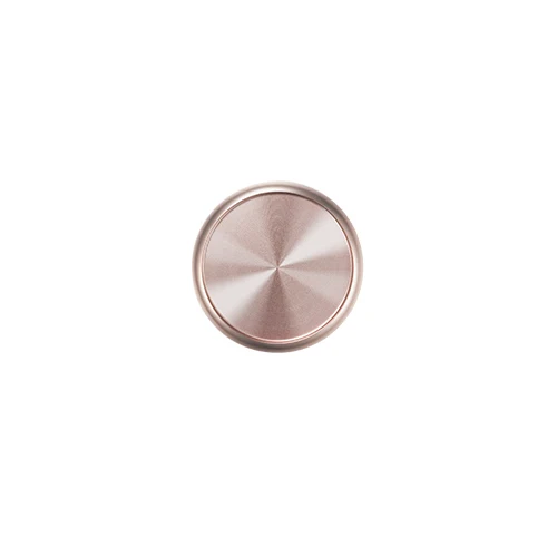 rose gold 24 шт. 38 мм металлические диски переплет книги поставки алюминиевые связывающие диски Грибное отверстие связующее Связывание свободное кольцо в форме листика пряжка - Цвет: rose gold