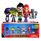 Disney Teen Titans GO! Робин Ворон старфайр чудовище мальчик киборг аниме модель коллекционные игрушки подарки на день рождения Детские Мультяшные виниловые куклы