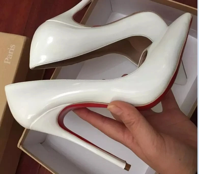 

2020 Spring and Autumn New Luxury Brand Women's Shoes High Heels Red Bottom Shoes 8cm 10cm 12cm Classic High Heel Women Pumps