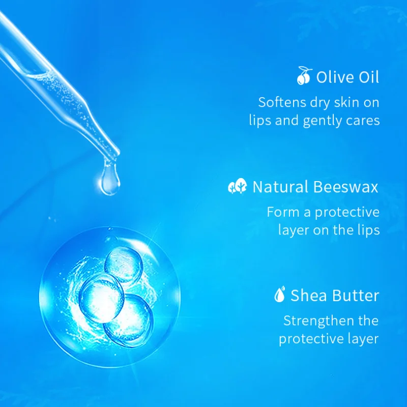 Женский питательный бальзам для губ WIS восстанавливающий давление сухая